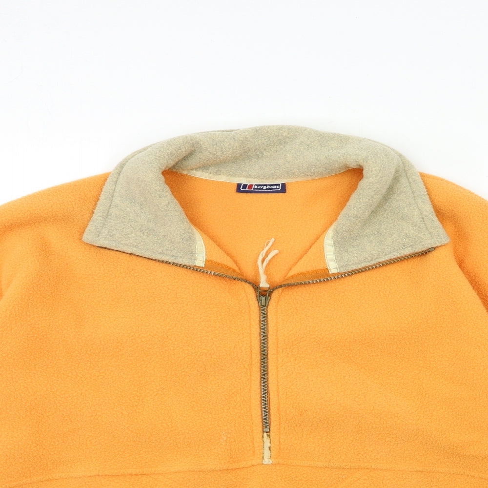 Berghaus Mens Orange  Fleece Jacket  Size M