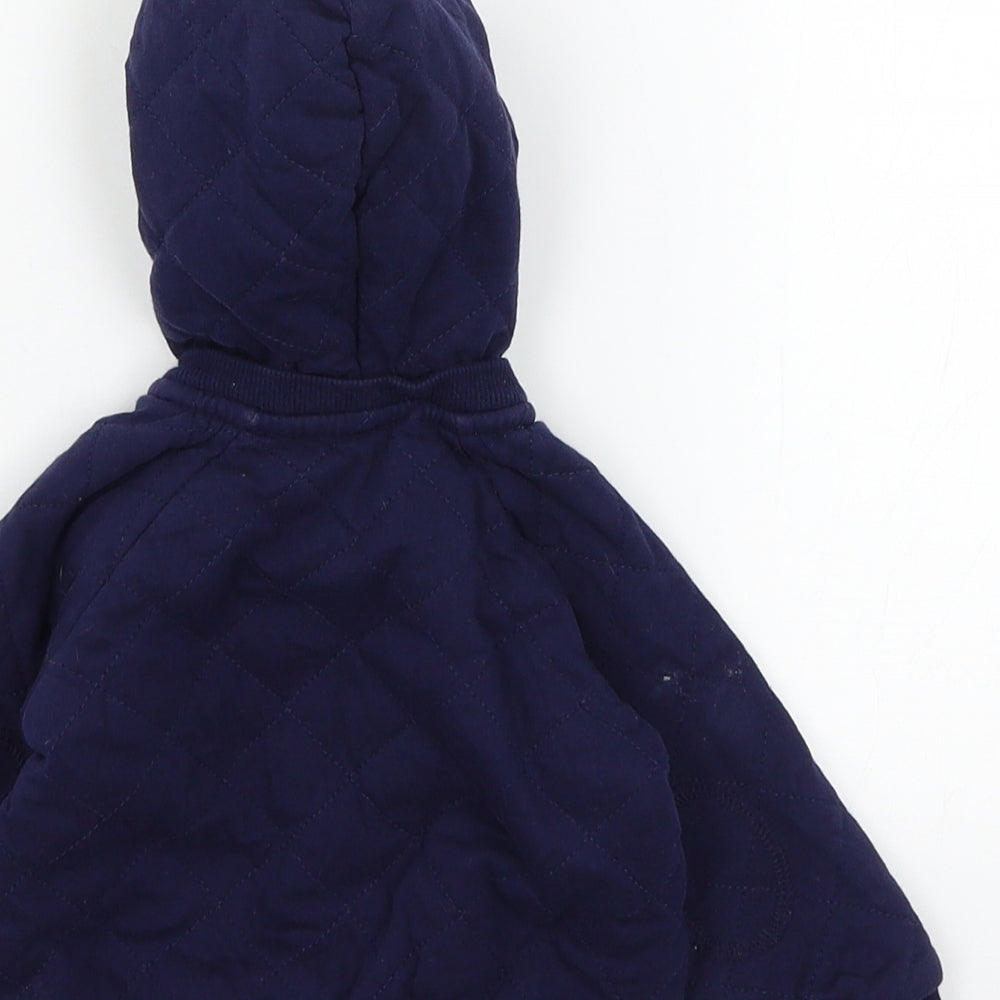 Debenhams Boys Blue  Jersey Jacket  Size 3-6 Months