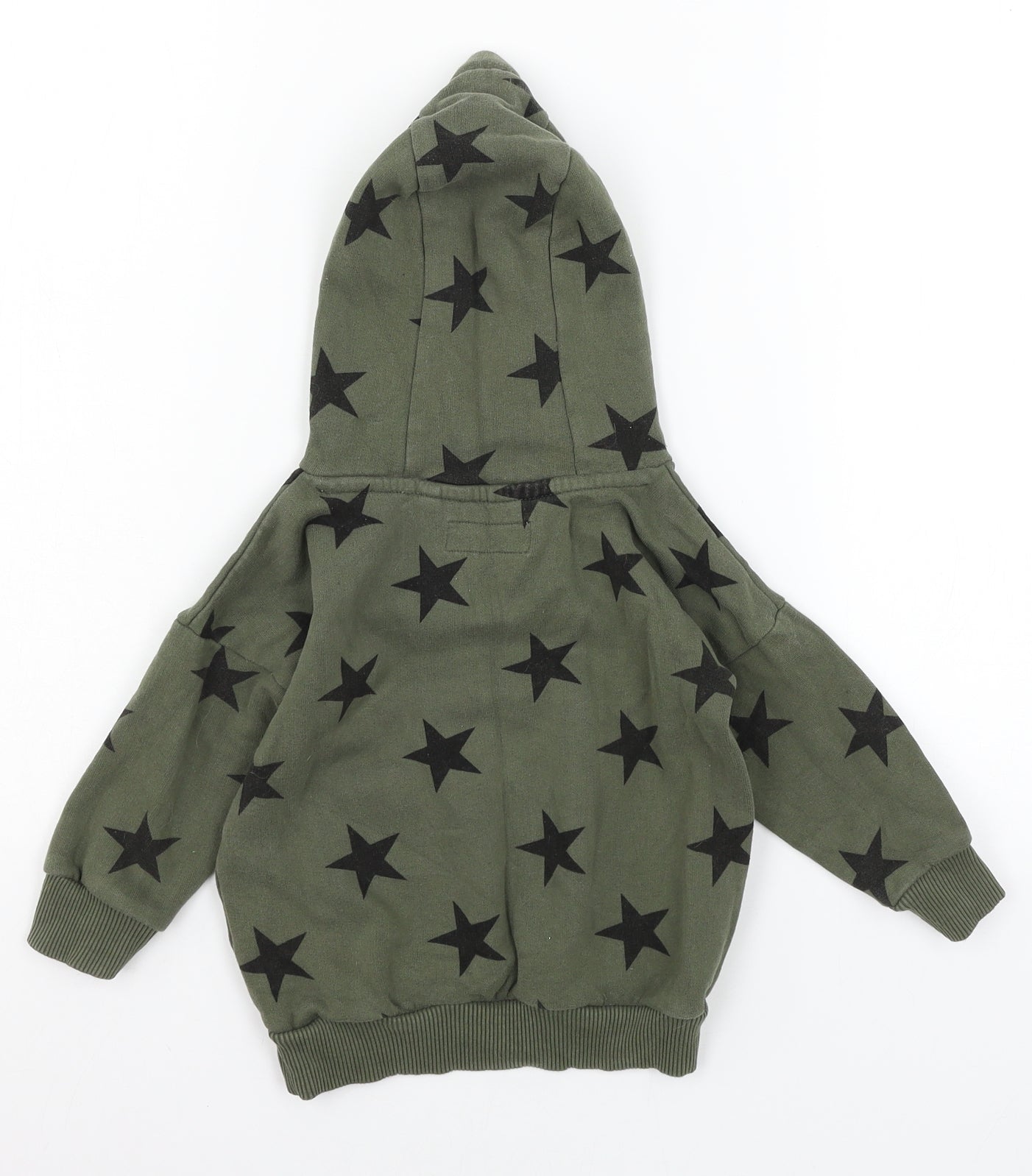 NEXT Boys Green Geometric Jersey Pullover Jumper Size 18-24 Months