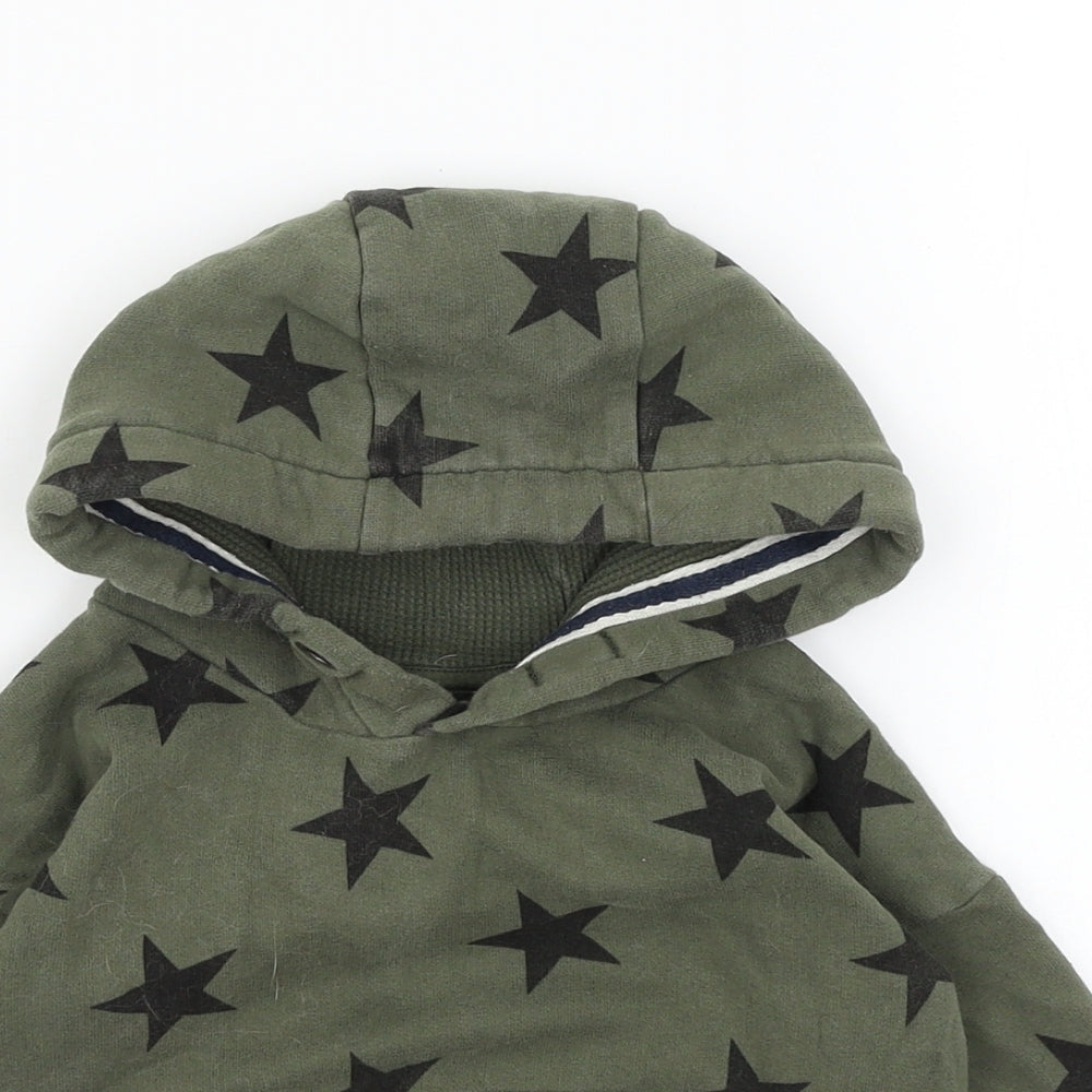 NEXT Boys Green Geometric Jersey Pullover Jumper Size 18-24 Months