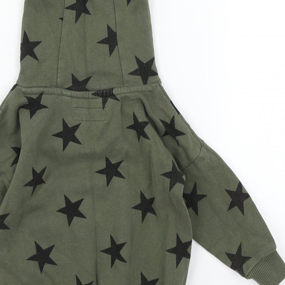 NEXT Boys Green Geometric Jersey Pullover Jumper Size 18-24 Months