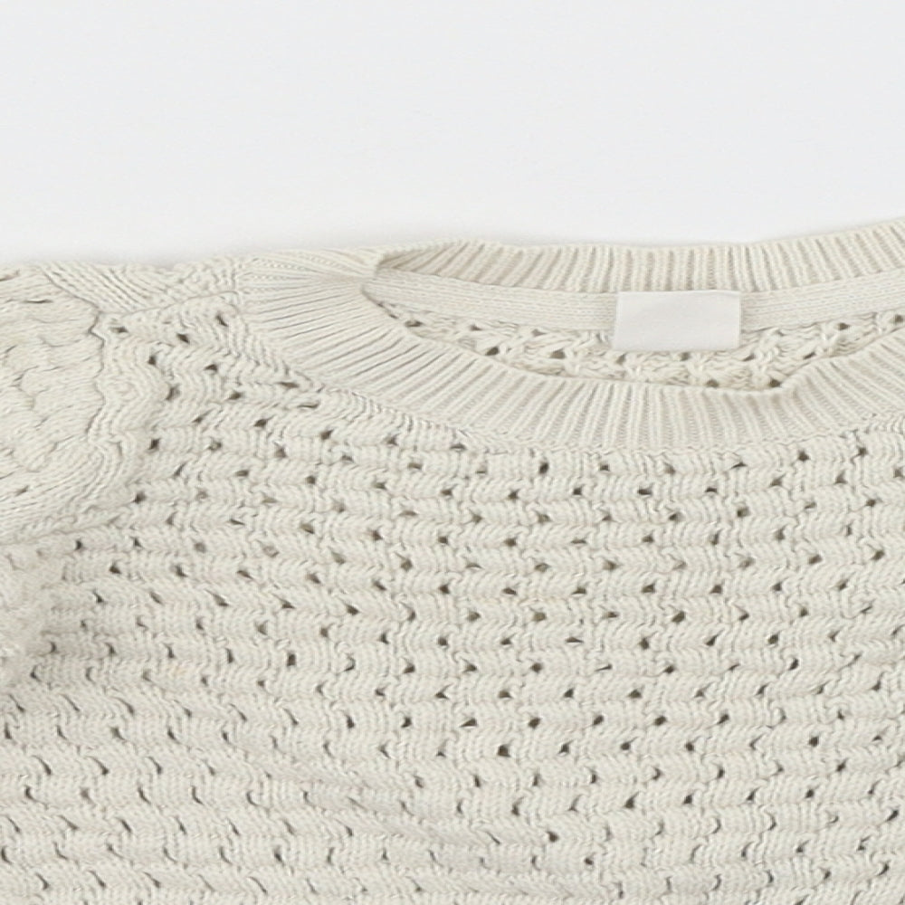 Gap Girls Ivory  Knit Pullover Jumper Size 3 Years