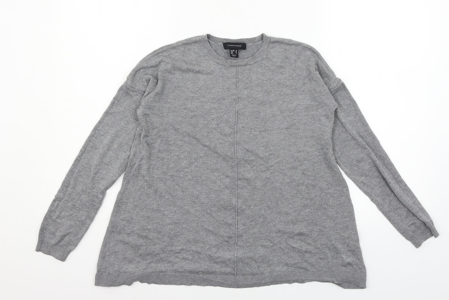 Atmosphere Womens Grey  Knit Pullover Jumper Size 12