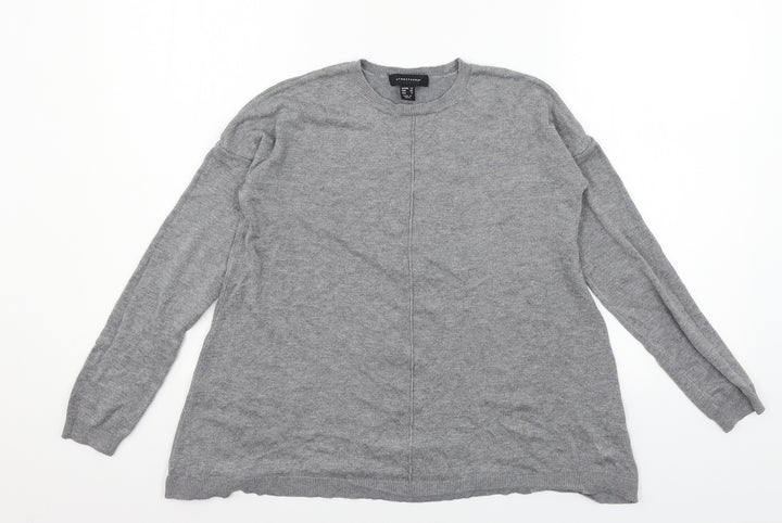 Atmosphere Womens Grey  Knit Pullover Jumper Size 12