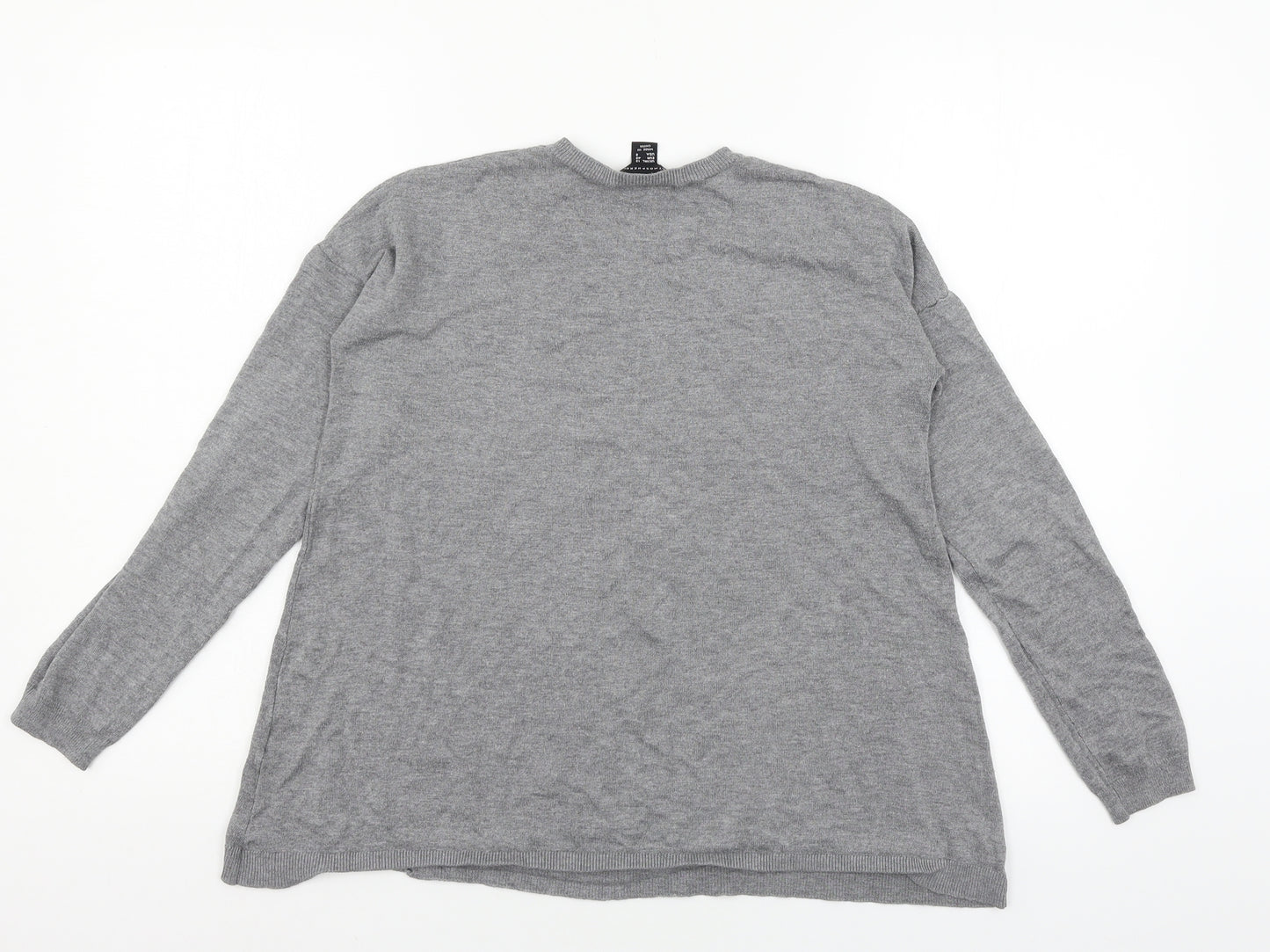 Atmosphere Womens Grey  Knit Pullover Jumper Size 12
