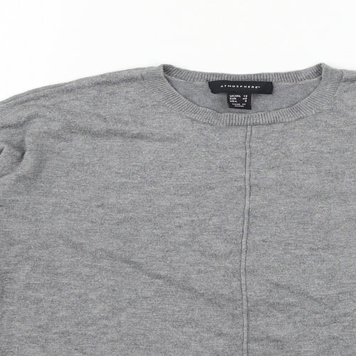 Atmosphere Womens Grey  Knit Pullover Jumper Size 12