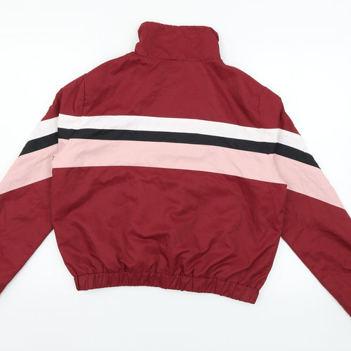 New Look Womens Red Striped  Jacket  Size S