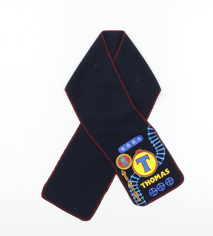 Ladybird Boys Blue Geometric Fleece Rectangle Scarf Scarf One Size  - Thomas & Friends