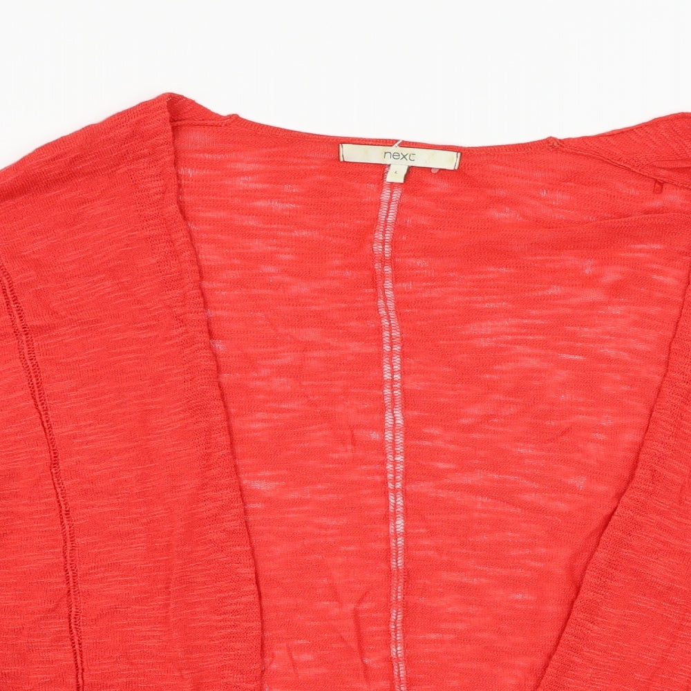 NEXT Womens Red  Knit Cardigan Jumper Size L