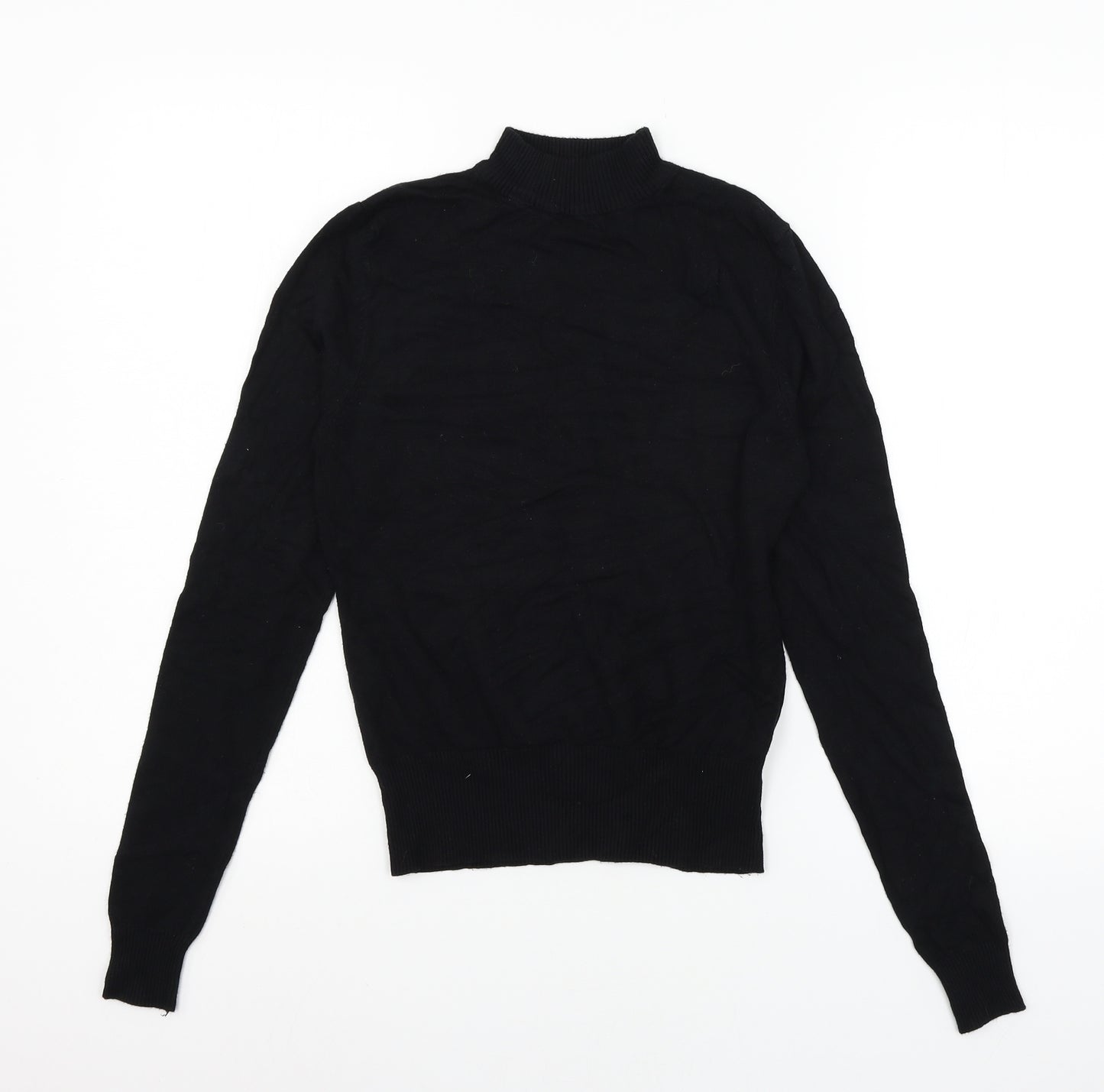 New Look Womens Black  Knit Pullover Jumper Size 10