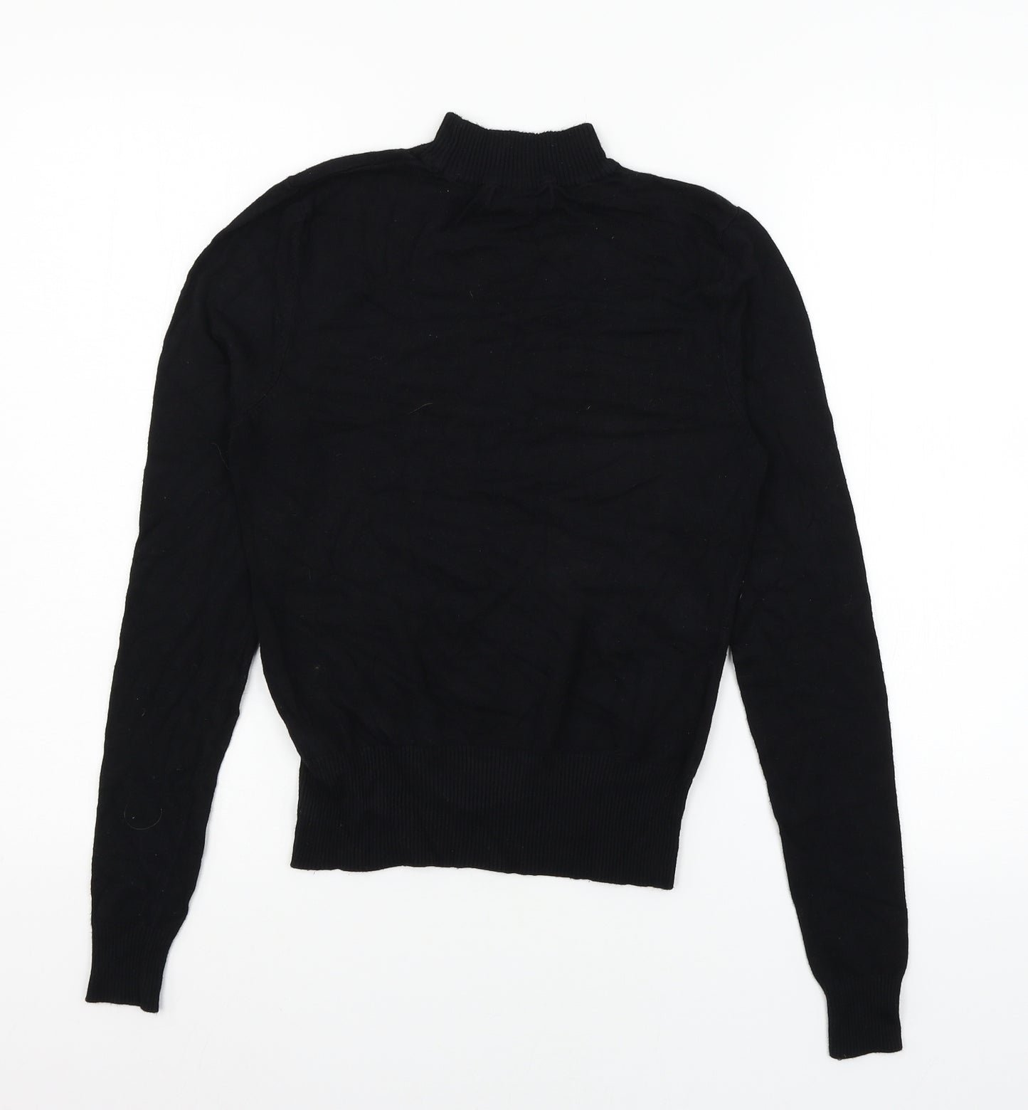 New Look Womens Black  Knit Pullover Jumper Size 10