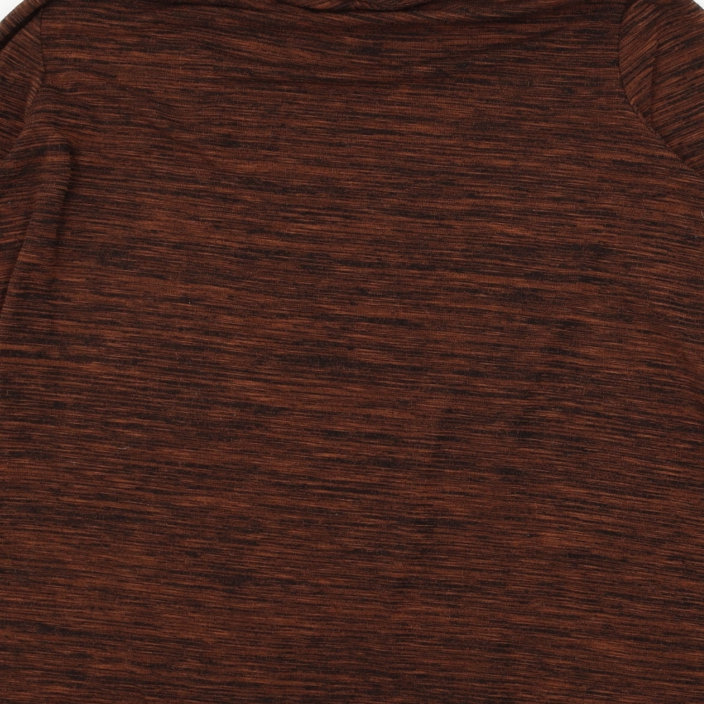 F&F Womens Brown Striped Jersey Pullover Jumper Size 22