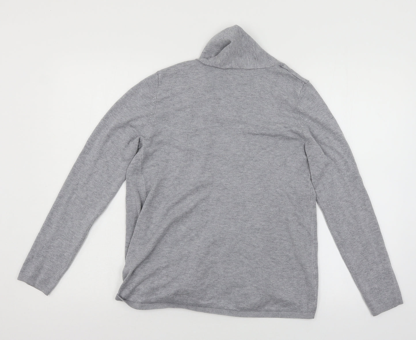 Papaya Womens Grey  Knit Cardigan Jumper Size 12