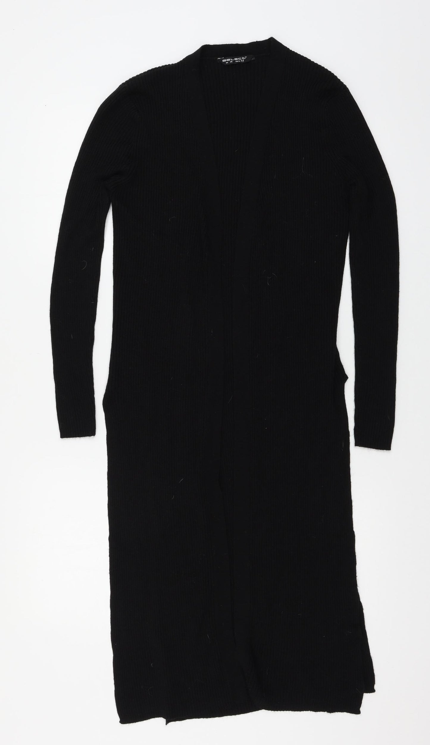 Select Womens Black  Knit Cardigan Jumper Size 14