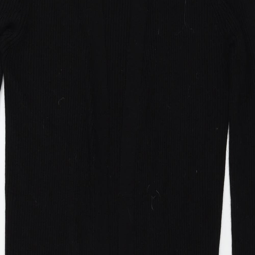 Select Womens Black  Knit Cardigan Jumper Size 14