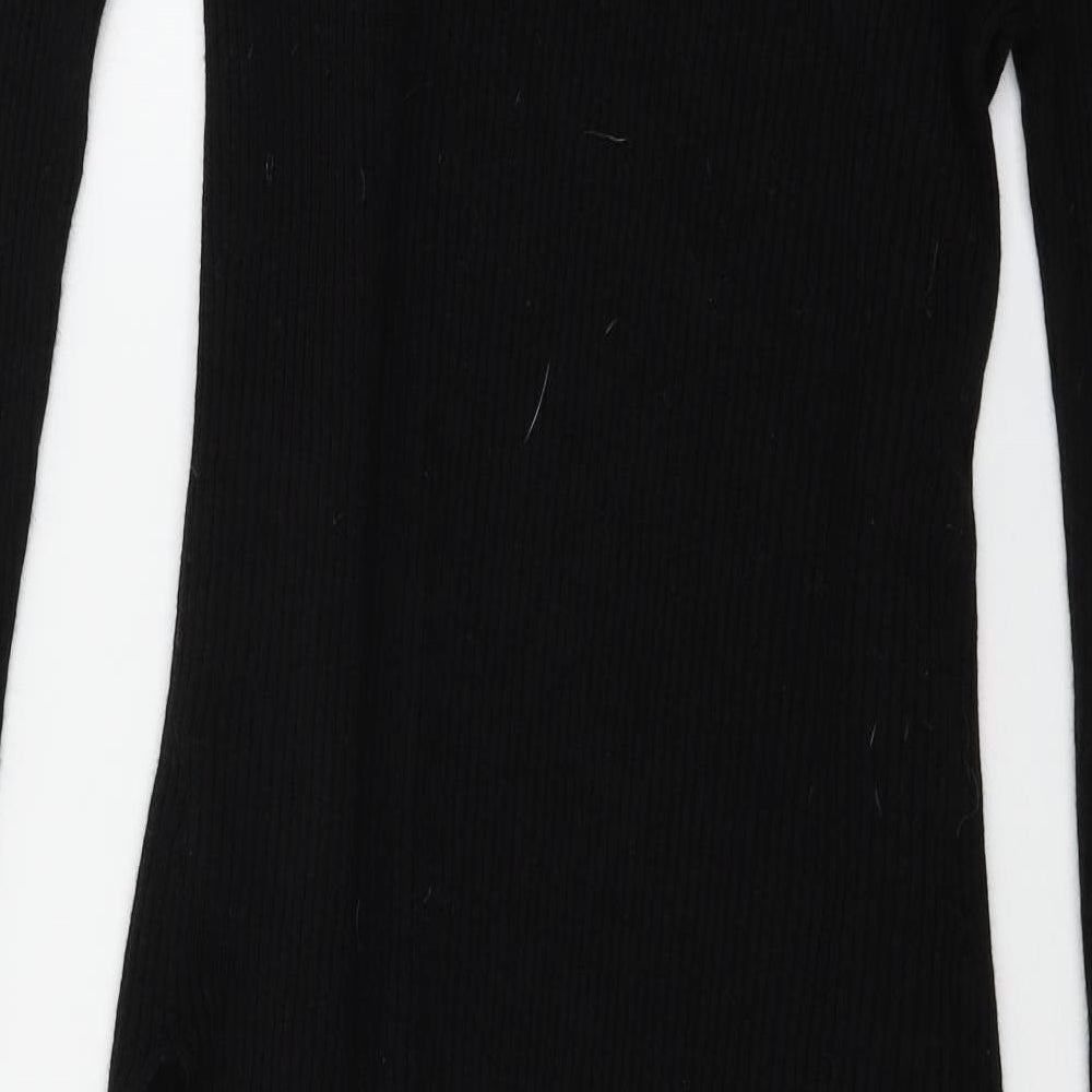 Select Womens Black  Knit Cardigan Jumper Size 14