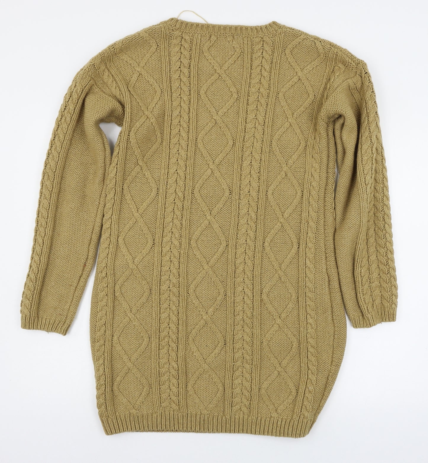 NEXT Womens Beige  Knit Jumper Dress  Size 14