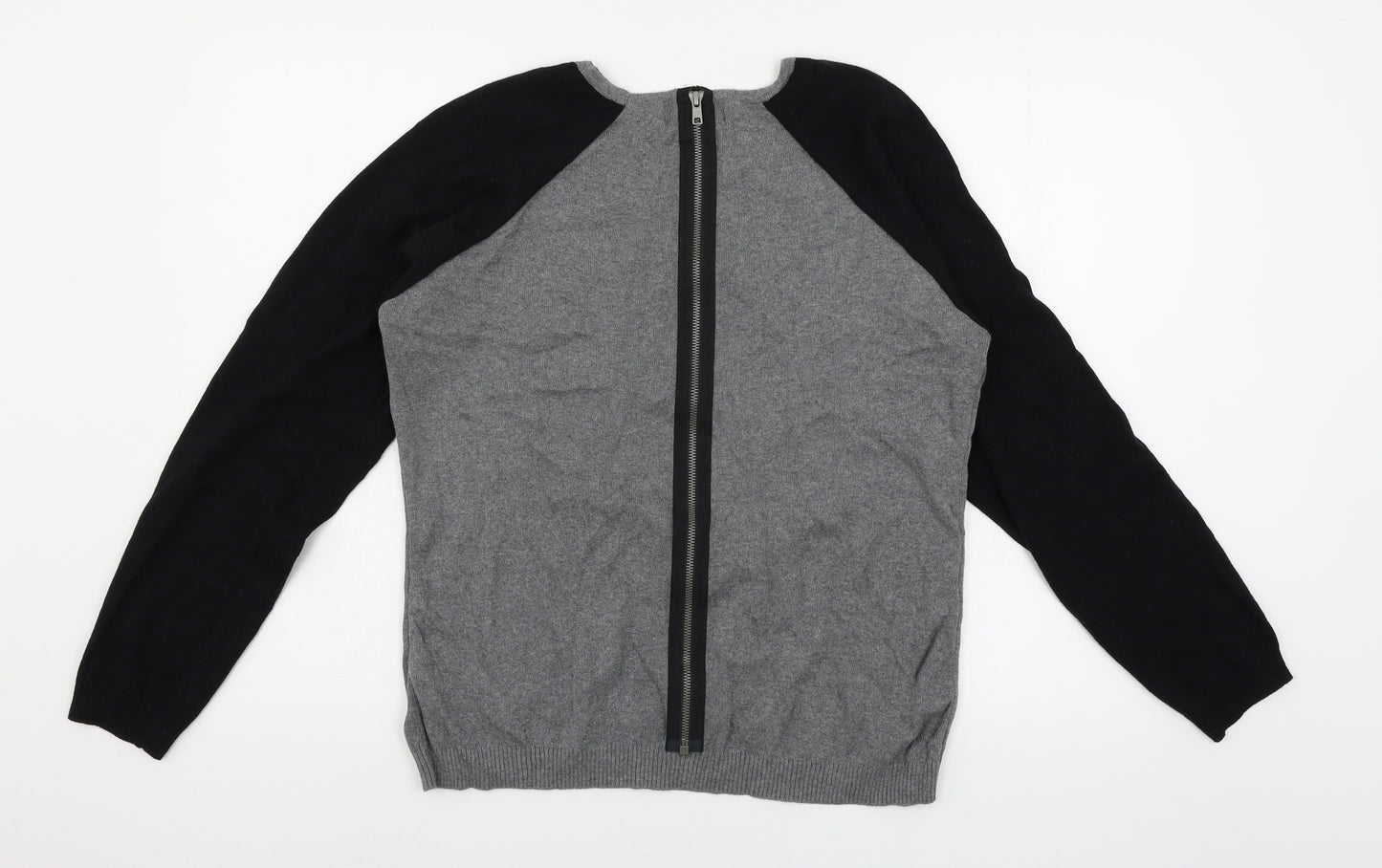 Limited Collection Womens Grey  Knit Pullover Jumper Size 16