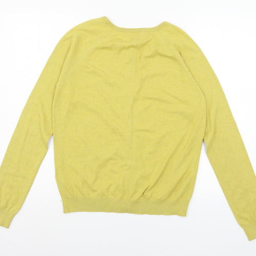 NEXT Womens Yellow  Knit Cardigan Jumper Size 12