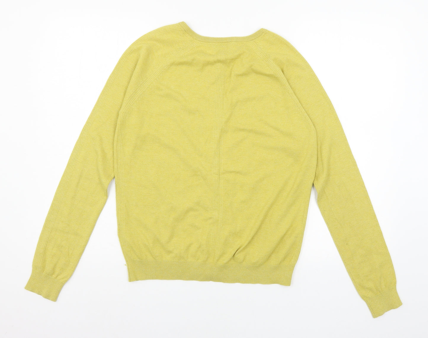 NEXT Womens Yellow  Knit Cardigan Jumper Size 12