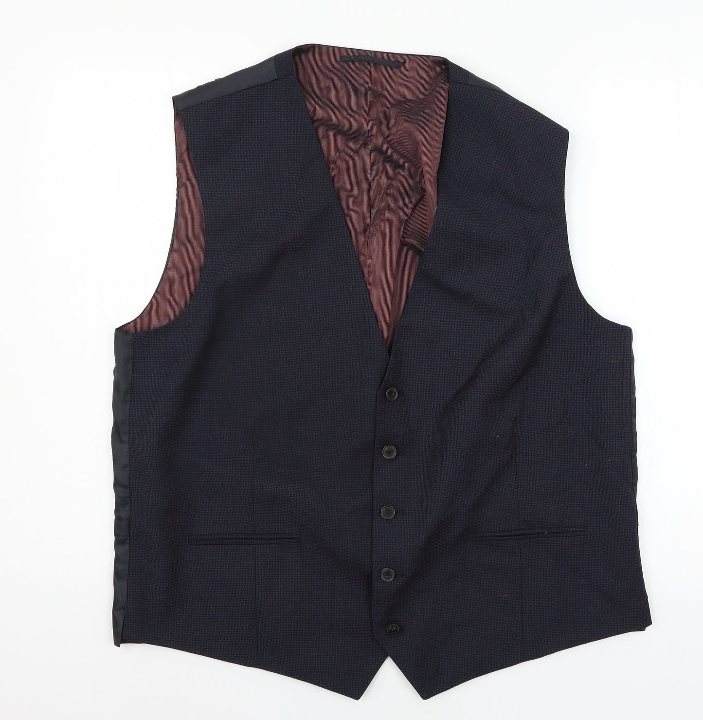 NEXT Mens Blue   Jacket Waistcoat Size XL