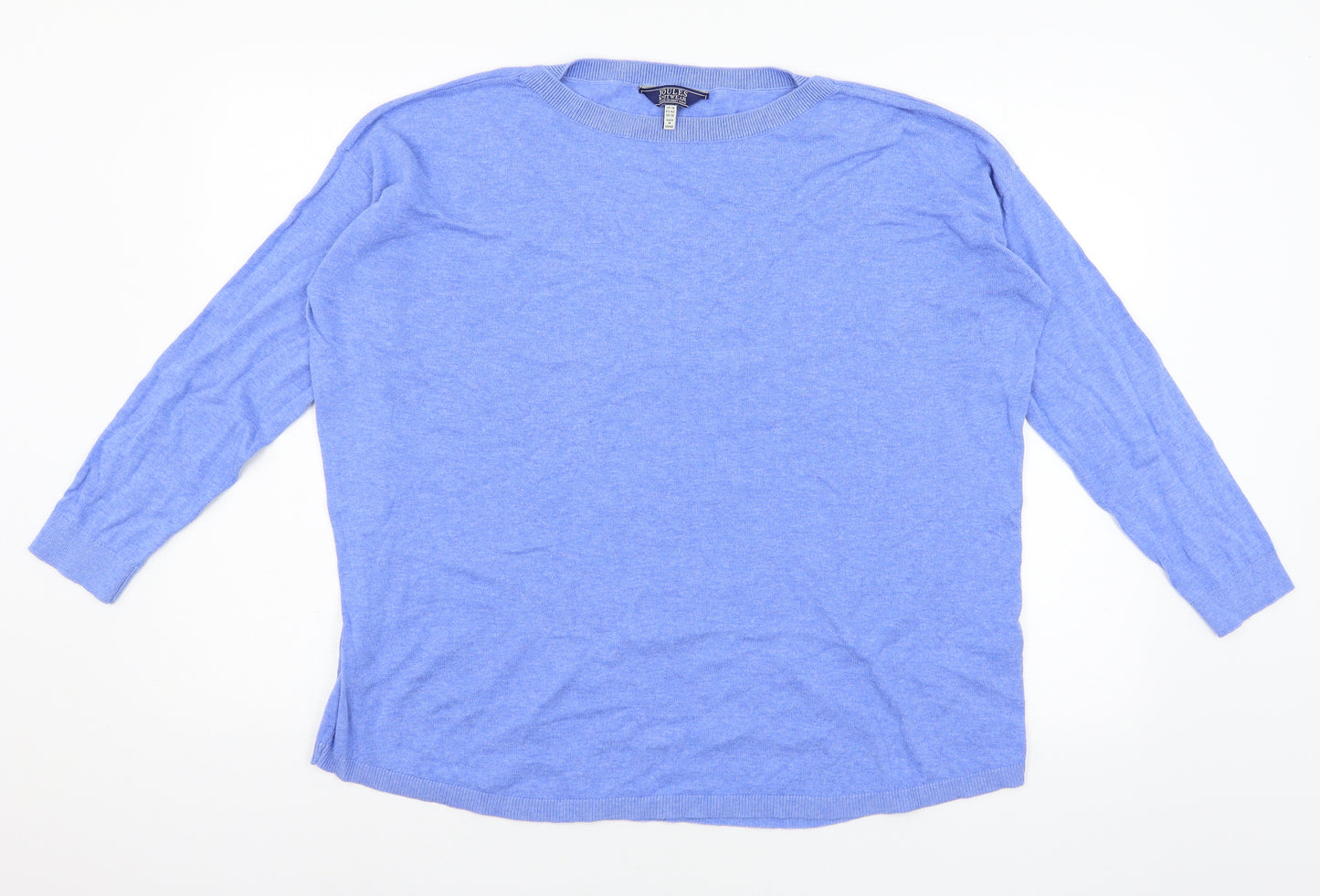 Joules Womens Blue  Knit Pullover Jumper Size 14