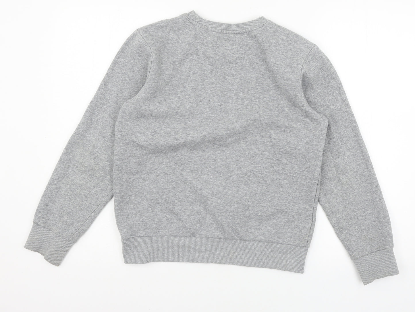 Converse Girls Grey  Jersey Pullover Sweatshirt Size 12-13 Years