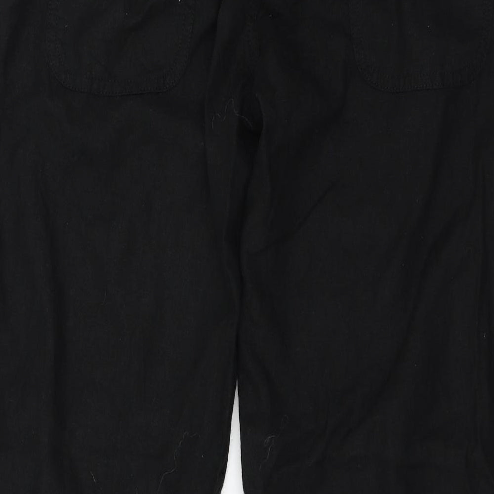 Marks and Spencer Womens Black   Trousers  Size 10 L26 in
