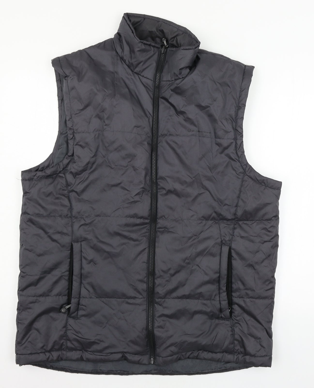 Outdoor Scene Mens Grey   Gilet Jacket Size L