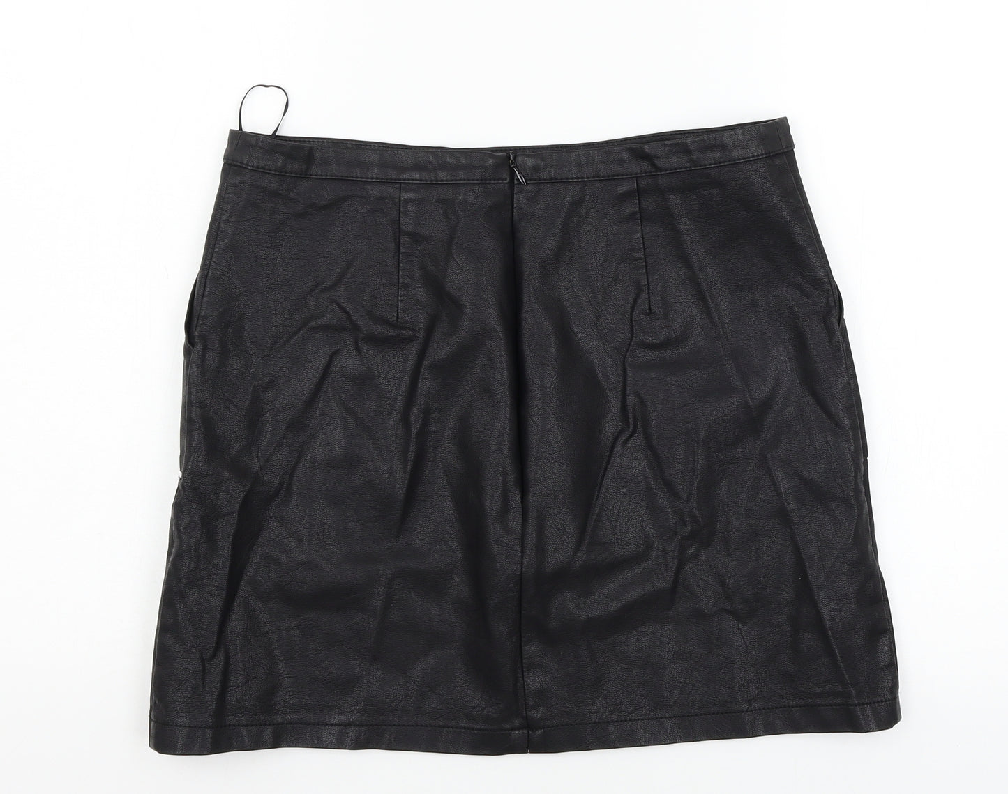 Papaya Womens Black   A-Line Skirt Size 12