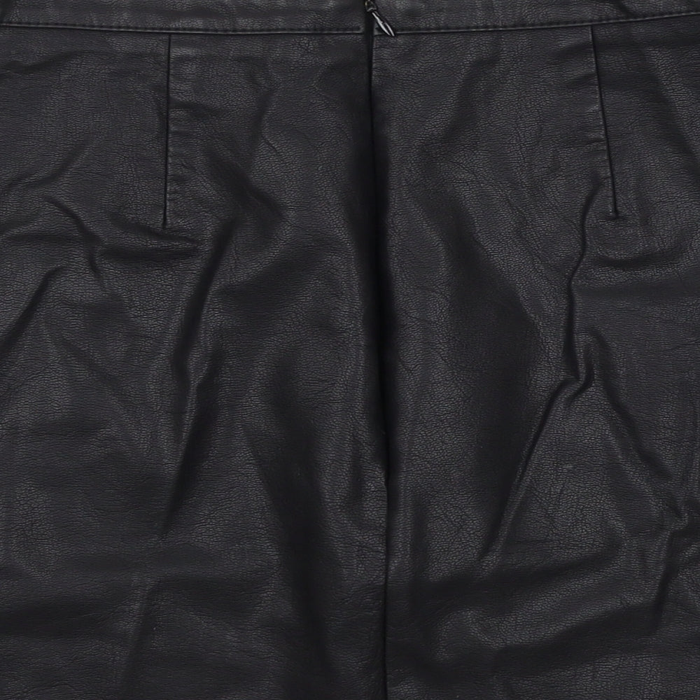 Papaya Womens Black   A-Line Skirt Size 12