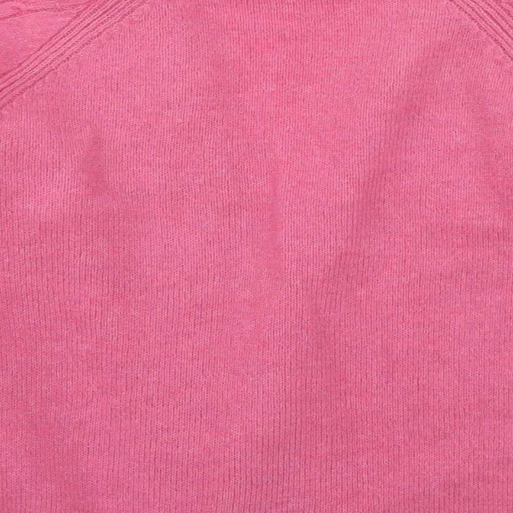 F&F Womens Pink  Knit Cardigan Jumper Size S