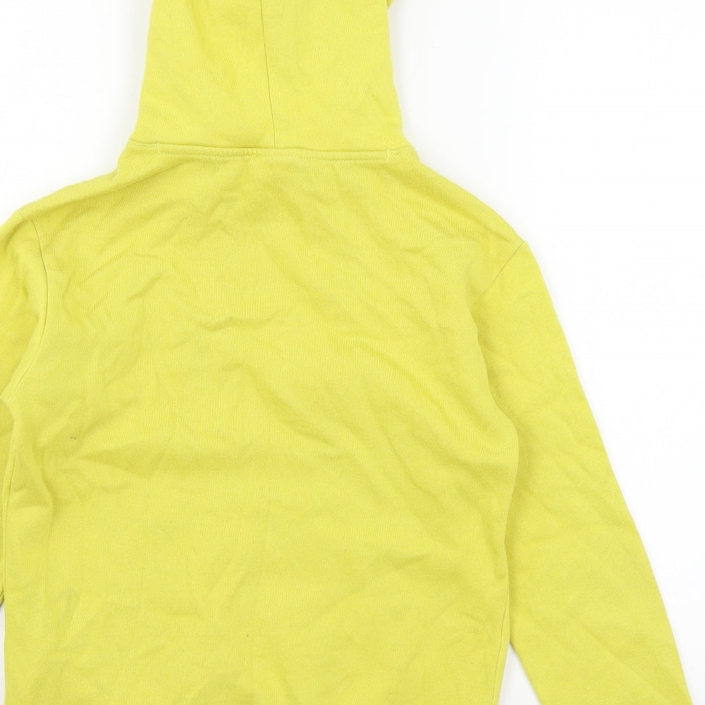Champion Girls Yellow  Jersey Pullover Hoodie Size 11-12 Years