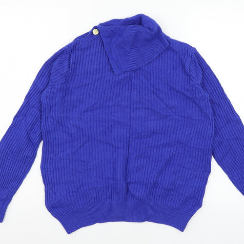 Marks and Spencer Womens Blue  Knit Pullover Jumper Size 10