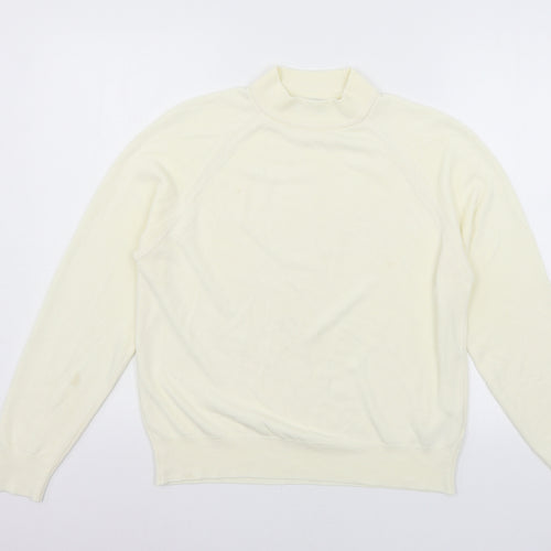Berkertex Womens Ivory  Knit Pullover Jumper Size 12
