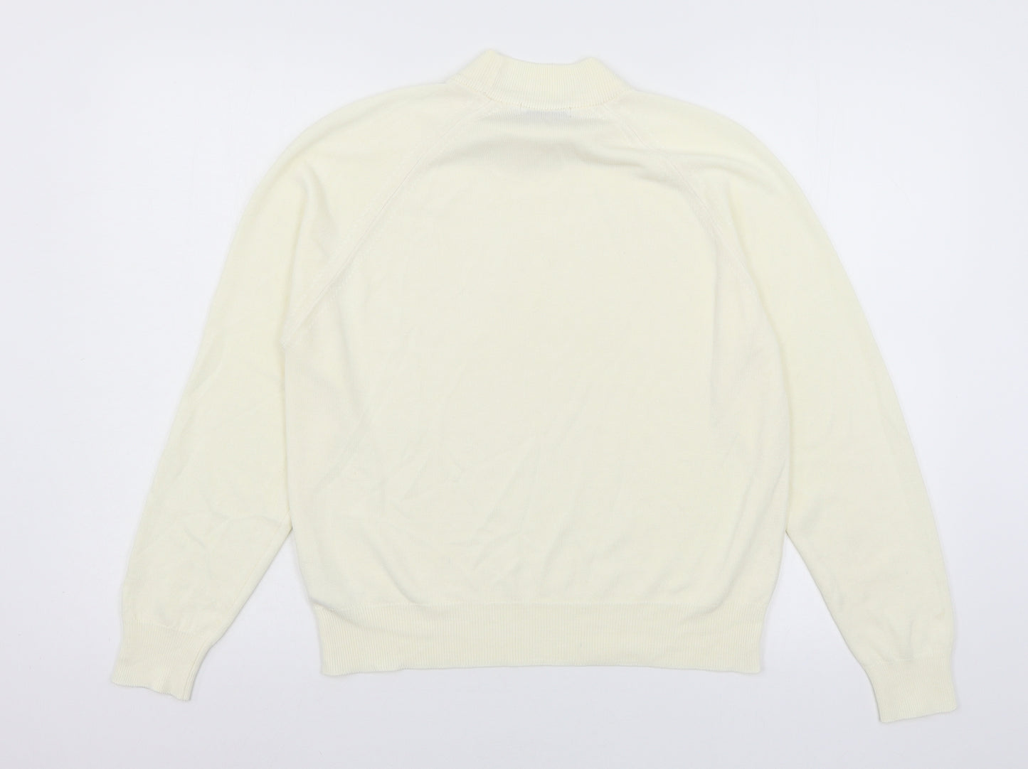 Berkertex Womens Ivory  Knit Pullover Jumper Size 12