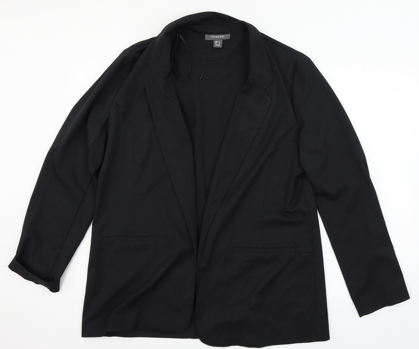 Primark Womens Black   Jacket Blazer Size 14