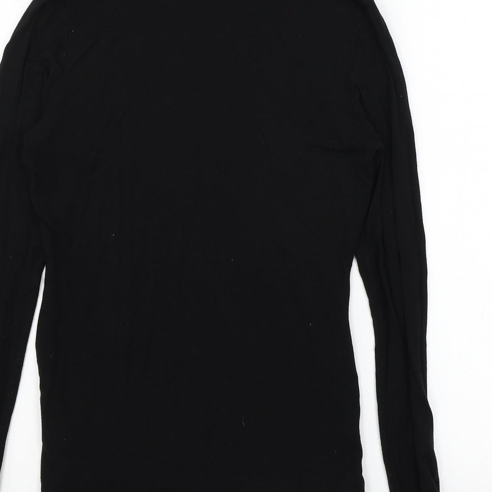 H&M Womens Black  Jersey Basic T-Shirt Size S