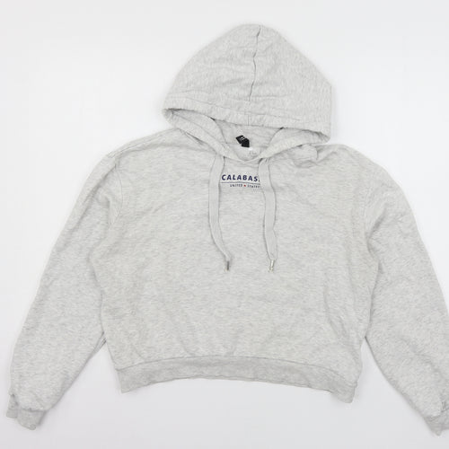 Divided by H&M Womens Grey  Jersey Pullover Hoodie Size S  - Calabasas
