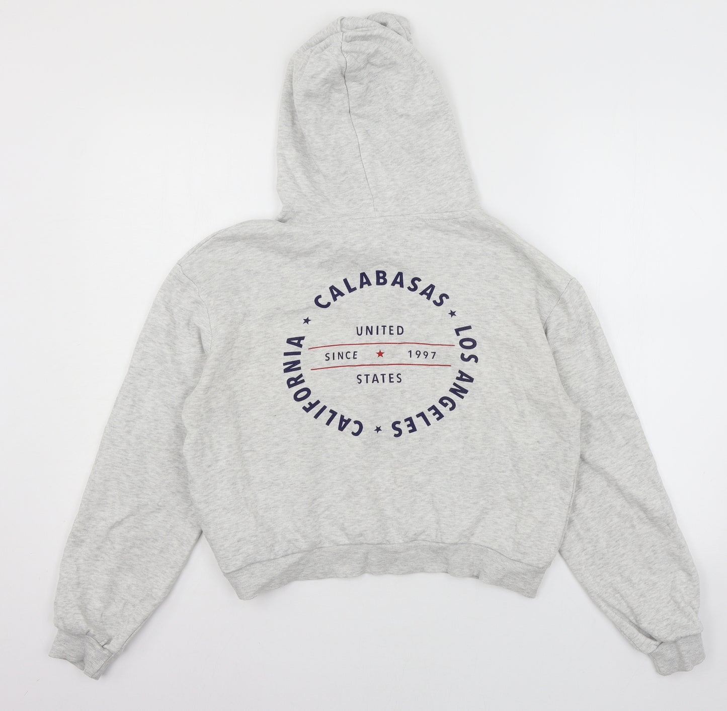 Divided by H&M Womens Grey  Jersey Pullover Hoodie Size S  - Calabasas