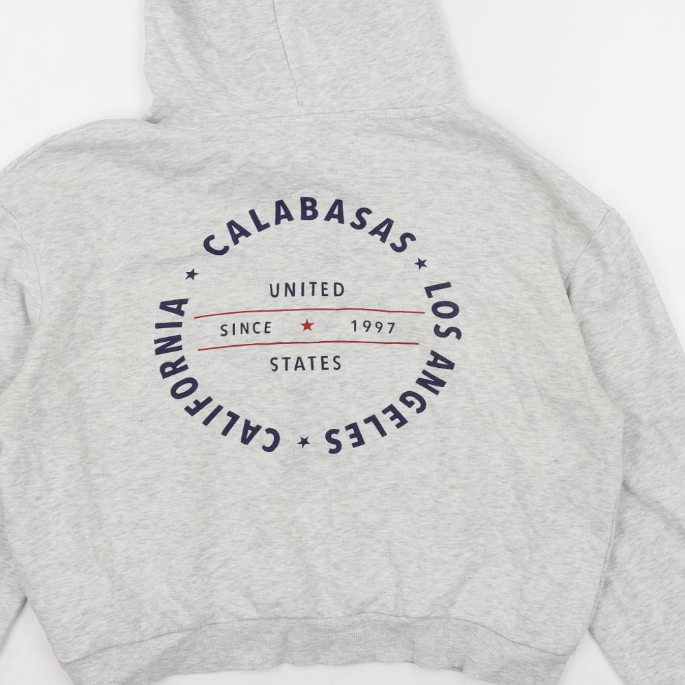 Divided by H&M Womens Grey  Jersey Pullover Hoodie Size S  - Calabasas