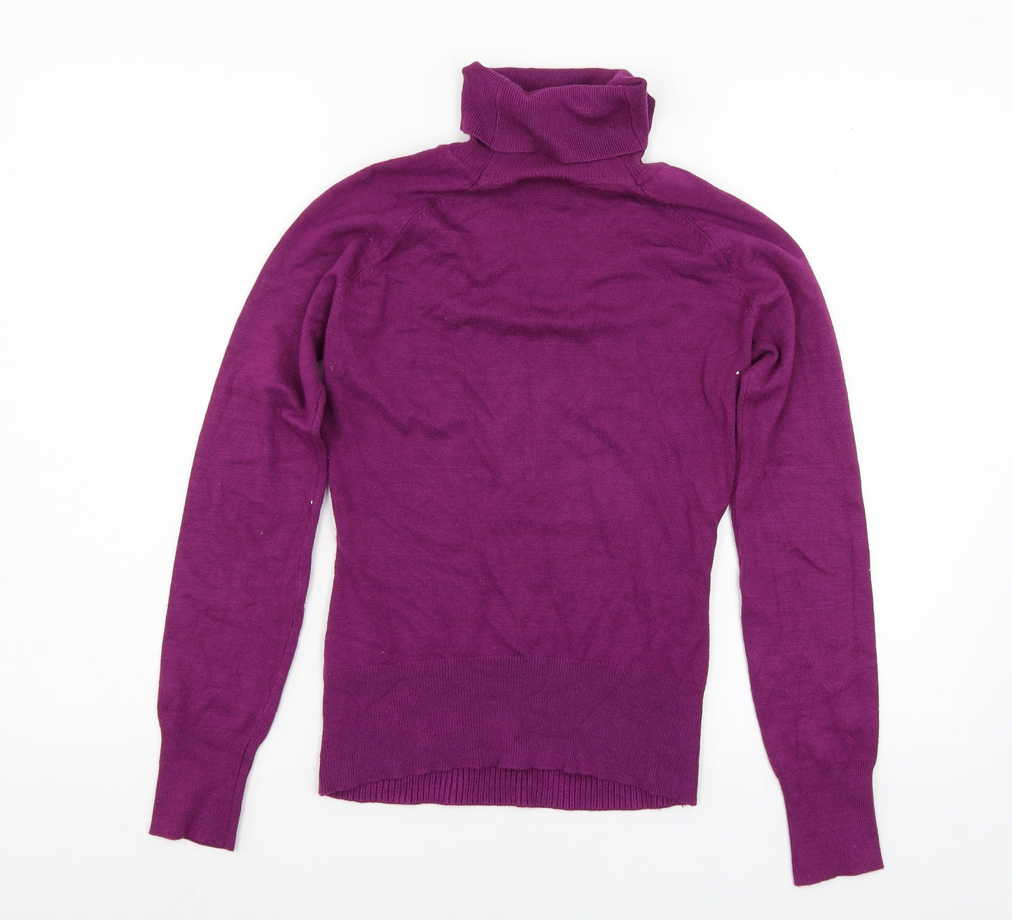 New Look Womens Purple  Knit Pullover Jumper Size 10