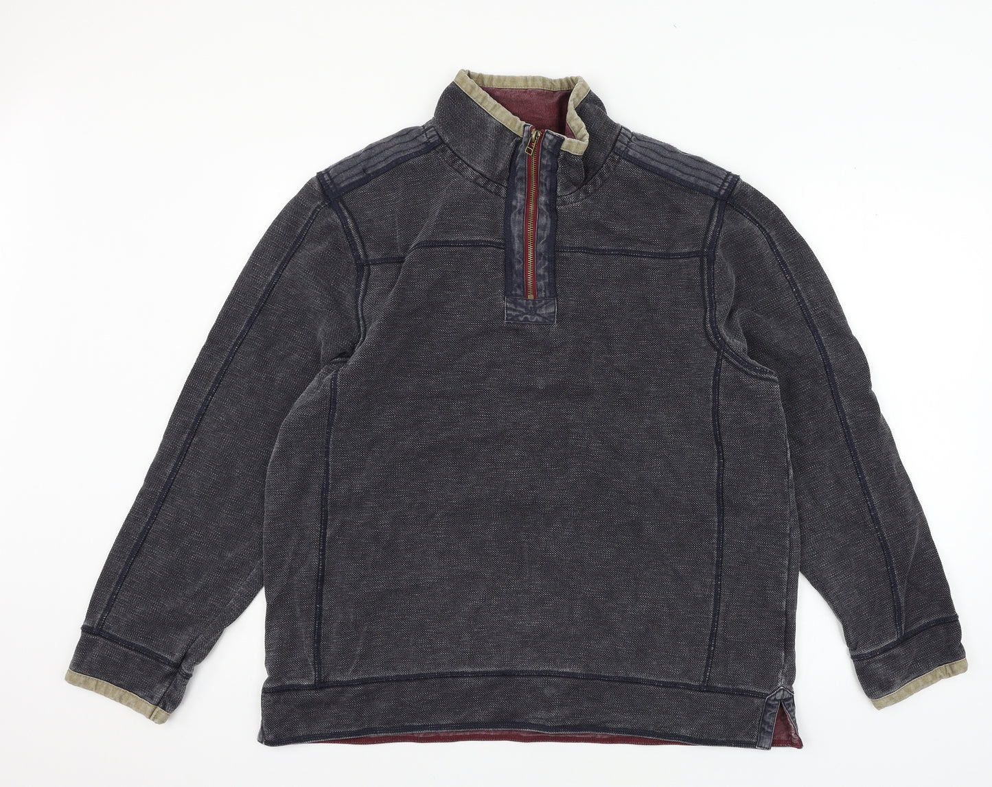 MANTARAY PRODUCTS Mens Grey  Jersey Pullover Sweatshirt Size L