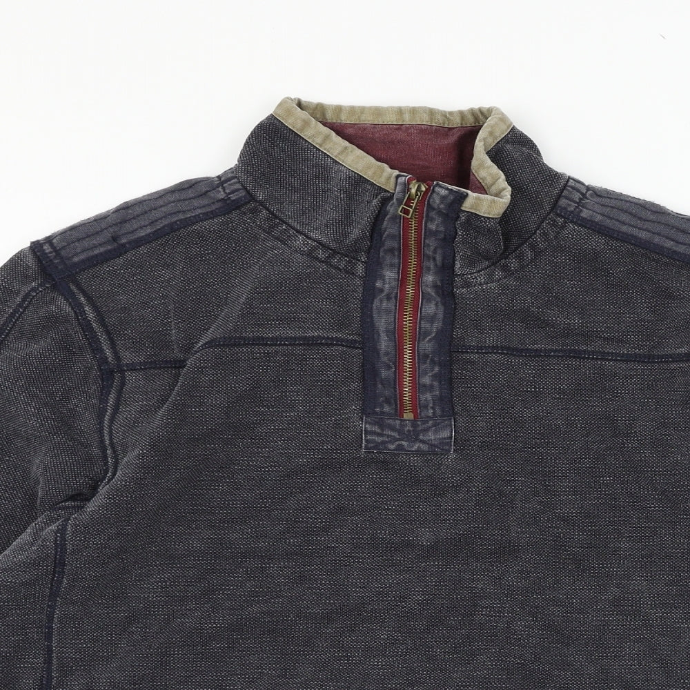 MANTARAY PRODUCTS Mens Grey  Jersey Pullover Sweatshirt Size L