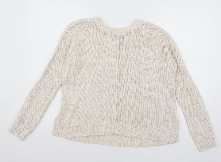 New Look Womens Pink  Knit Pullover Jumper Size 8