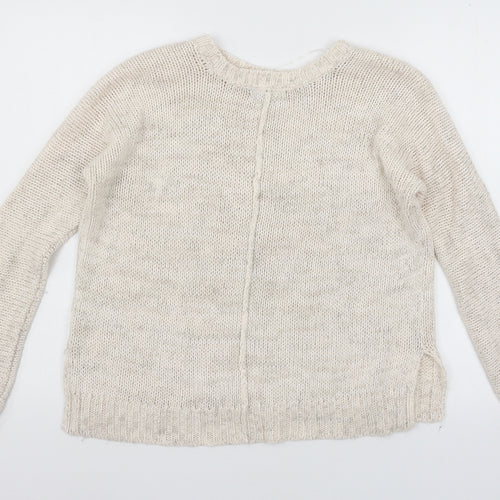 New Look Womens Pink  Knit Pullover Jumper Size 8