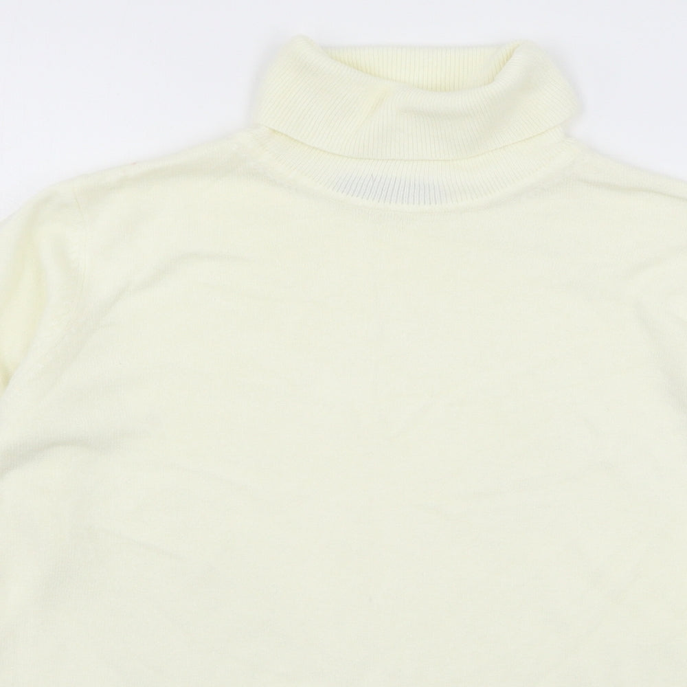 Marks and Spencer Womens Ivory  Knit Pullover Jumper Size 14