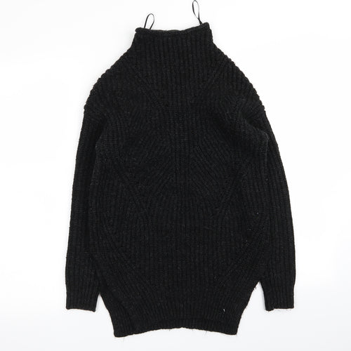 Papaya Womens Black   Pullover Jumper Size S