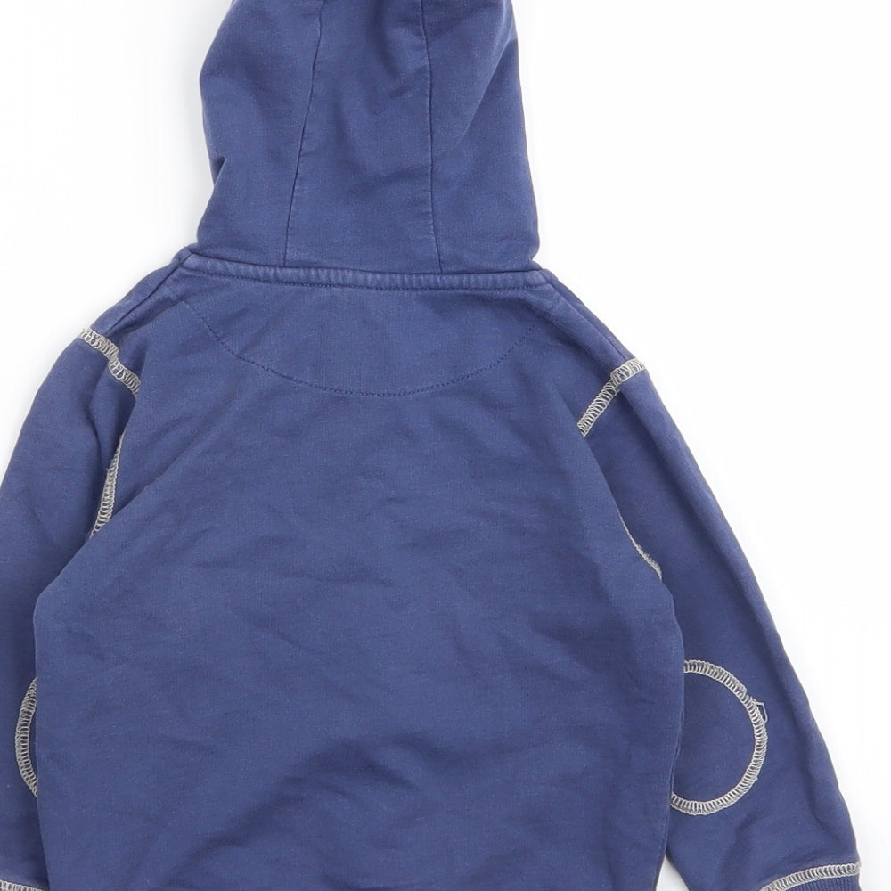 TU Boys Blue   Full Zip Jumper Size 18-24 Months