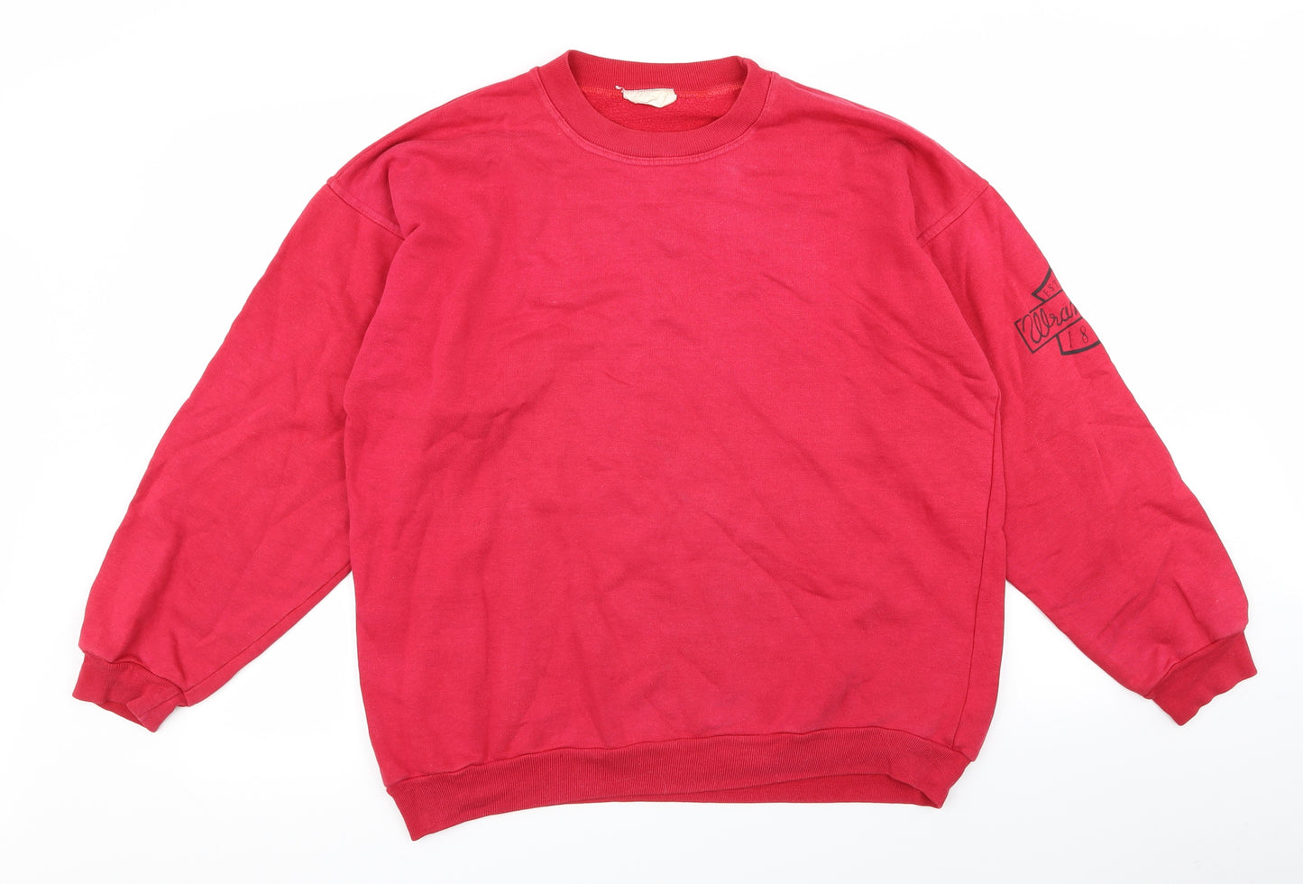 wiangles Mens Red   Pullover Jumper Size L